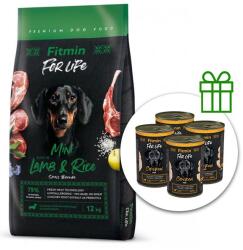 Fitmin Fitmin FOR LIFE Mini Lamb & Rice 12 kg + 3 conserve GRATUIT