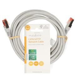 Nedis CCGL85220GY30 UTP / FTP Cat6 patch kábel, RJ45 aranyozott érintkezők, 10/100/1000 Mbit/s, hossz: 3m (CCGL85220GY30)