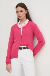 United Colors of Benetton cardigan din bumbac culoarea roz, light, 1091D5558 PPYH-SWD0EG_42A (1091D5558)