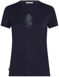 Icebreaker W Merino 150 Tech Lite SS Tee Lancewood női póló L / sötétkék