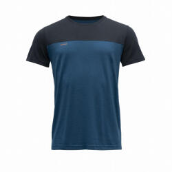 Devold Classic Linear Tee Man férfi póló L / kék/fekete