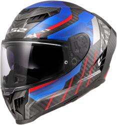 LS2 FF807 Dragon Trax zárt motoros bukósisak kék-piros