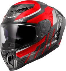 LS2 FF807 Dragon Trax zárt motoros bukósisak piros