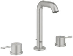 GROHE Essence 3-lyukas mosdócsaptelep, M-es méret, rozsdamentes acél hatású 20296DC1 (20296DC1)