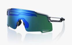 Shimano Equinox EQNX5 cserélhető lencsés sportszemüveg, gravelhez, szürke, kék lencsével