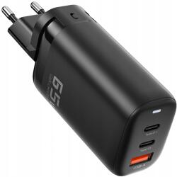 Toocki Eredeti Toocki GaN Usb Usb-c Pd töltő 65W (Ładowarka sieciowa JT-TP65C2U1)