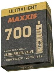 Maxxis Ultralight (0, 6 mm) 622 x 23/32 (700C) országúti belső gumi FV60 (60 mm hosszú szeleppel, presta) 76g