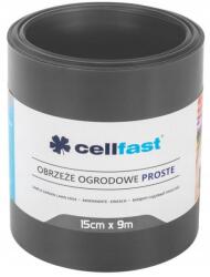 Cellfast Kerti szegély egyenes 15cm x 9m Cellfast grafit (30-242)