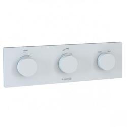 Kludi Tronic PUSHTRONIC elektronikus falsík alatti termosztát, matt fehér 3830053-00 (3830053-00)