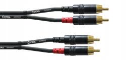 Cordial Aranyozott audio kábel 2x Rca Cinch 1, 5 m Cordial Cfu CC (CFU1,5CC)