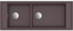 Elleci ELLECI- Mosogatótálca Mixology 590 1140x392 Keratek K87 Cocoa inox tartozékokkal (LKM59087FIXCI) - groszmann
