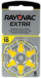 Rayovac Hallókészülék elem RAYOVAC ZA10 PR70 6db/csomag (ár/db)