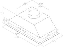 Elica -Páraelszívó ERA BL/A/72 (ELI-PRF0182023)