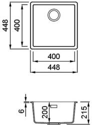 Elleci ELLECI- Mosogatótálca Zen-F 102 Keratek K87 Cocoa bronz tartozékokkal (LKZ10286F01BRZ) - groszmann