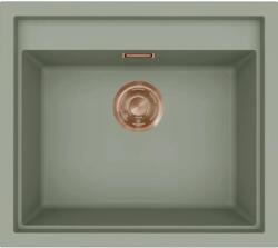 Elleci ELLECI- Mosogatótálca Sintesi 105 Keratek K82 Sage Green bronz tartozékokkal (LKS10582BRZ) - groszmann