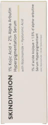 SKINDIVISION szérum 1% kojic savval és 2% alpha arbutinnal - 30 ml