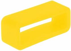 Okosóra szíj bújtató - 20 mm széles, citromsárga szilikon (1db) - graffistore