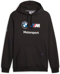 PUMA Férfi szabadidős cipzár nélküli pulcsi Puma BMW MMS ESS HOODIE FLEECE fekete 621301-01 - L