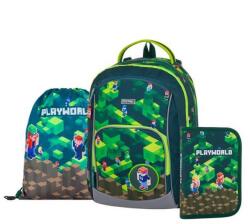 KARTON P+P PlayWorld iskolai hátizsák - iskolatáska szett - 22 literes (IMO-KPP-0-47125)