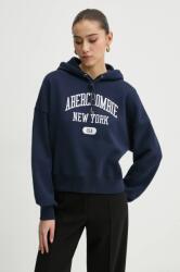 Abercrombie & Fitch felső sötétkék, női, nyomott mintás, kapucnis, KI152-4201 - sötétkék XL