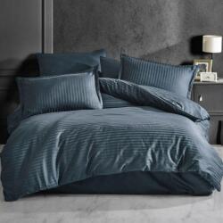 Pucioasa Lenjerie de pat damasc gros cu elastic ptr saltea de 160x200cm - Antracit Lenjerie de pat