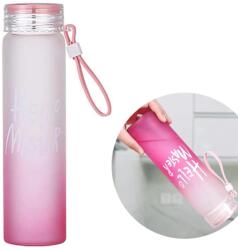  Vizes palack csavaros tetővel 480ml rózsaszín