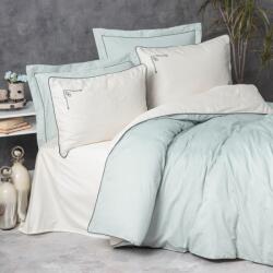 Cottonbox Lenjerie pat de lux cu broderie din satin, Elite CottonBox, Vanko mint Lenjerie de pat