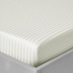 Pucioasa Husa pat damasc policoton cu elastic pentru saltea 90x200cm, ecru