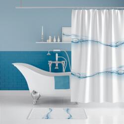 Tropik Home Perdea dus 3D cu inele 180x200cm , WaterDrop