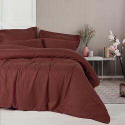 Cottonbox Lenjerie de pat premium din Lyocell si Bumbac, Craft rosu claret Lenjerie de pat