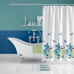 Tropik Home Perdea dus 3D cu 12 inele, dimensiunea 180x200cm, Spring (Primavara)