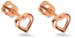 Heratis Forever Csavaros szív fülbevaló rosé aranyból IZ21601R