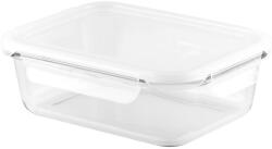 EVERESTUS Caserola ermetica 1000 ml, 2502E14235, Everestus, 200 x 150 x 68 mm, Sticla, Alb (EVE07-94347-106)