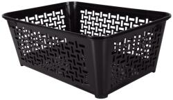 DOMOTTI Cos de rufe 19 x 9.9 x 5.4 cm, negru, Domino (27046)