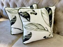 Hiko Set 2 perne decorative, cu fata detasabila, Hiko Plus Olive kaki 2x40x40cm (100006061)