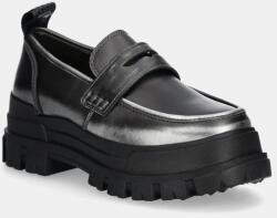 Buffalo mokaszin Aspha Loafer Vntg szürke, női, platformos, 1624083-PEW - szürke Női 39