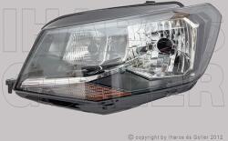 VW Caddy 2015-2020 - Fényszóró H4 bal + nappali fény. (motorral) TYC