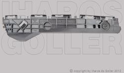 Toyota Yaris 2011-2014 - Hátsó lökhárító tartó, bal