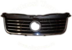 VW Passat 2000-2005 - Hűtődíszrács, krómléccel (embléma nélkül)
