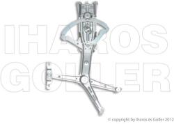 Opel Astra H 2003-2012 - Ablakemelő motor nélkül bal első (3/4/5a/kombi)