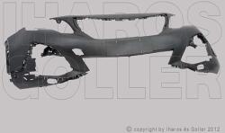 Peugeot 3008 2016-2020 - Első lökhárító bor. alapozott (Halogén lámpáshoz)