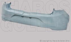 Renault Megane 2020-2024 - Hátsó lökhárító alapozott, szenz. jel. (5 ajtós)