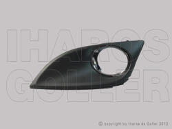 Mazda CX-7 2009-2012 - Rács a lökh. bal, fek. -króm kerettel (ködlámpás)