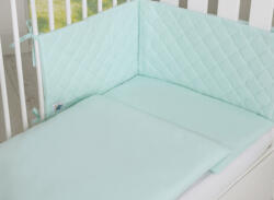 BabyLion Royal 3 részes ágyneműhuzat szett - Menta - manopalota