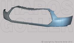 Ford Transit 2014-2019 - Első lökhárító felső rész, alapozott - alkatresz - 33 540 Ft