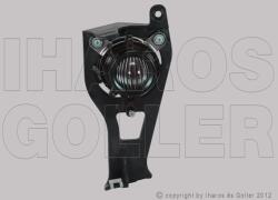 Lancia Musa 2008-2012 - Ködlámpa H3 bal tartóval DEPO