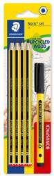 STAEDTLER Grafitceruza készlet, tűfilccel, HB, hatszögletű, STAEDTLER "Noris® 120", 8+1 db (TS120SBK8P2) - kecskemetirodaszer