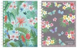 Herlitz Spirál butikkönyv A5 100 lapos kockás Ladylike