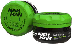 Nish Man M2 Matte Clay Wax Keratin 100ml (nish-M2)
