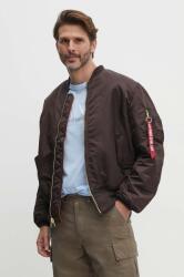 Alpha Industries kifordítható bomber dzseki MA-1 férfi, barna, átmeneti, - barna XL